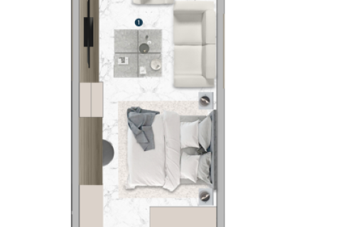 Apartment in Franck Muller Vanguard in Dubai Marina, Dubai studio, 43 sq.m. № 103915 - photo 13