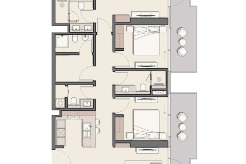 Apartment in Belgrove Residences in Nadd Al Sheba, Dubai 1 bedroom, 79 sq.m. № 103920 - photo 2