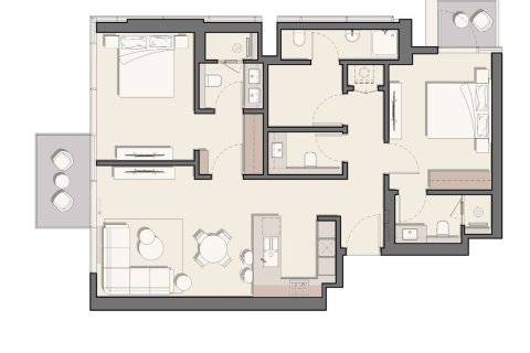 Apartment in Belgrove Residences in Nadd Al Sheba, Dubai 1 bedroom, 79 sq.m. № 103920 - photo 16