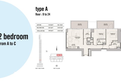 Apartment in Downtown Dubai (Downtown Burj Dubai), Dubai 2 bedrooms, 129 sq.m. № 103924 - photo 6