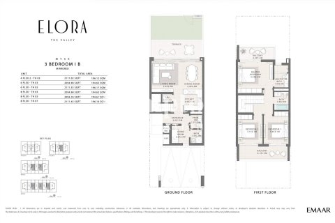 Снять в аренду таунхаус в The Valley, Дубай: 3 спальни, 137.58934300м², № 118964 - фото 12