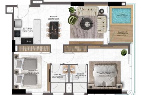 Apartment in Majan, Dubai 2 bedrooms, 88 sq.m. № 17366 - photo 13