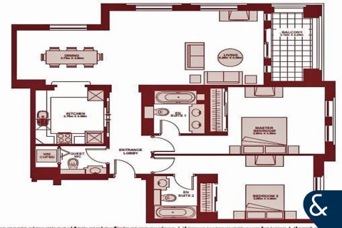 Купить квартиру в Zanzebeel, Old Town, Дубай: 2 спальни, 132м², № 74571 - фото 16