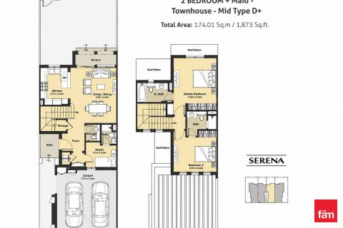 Townhouse in Dubai 2 bedrooms, 197.1 sq.m. № 111814 - photo 2