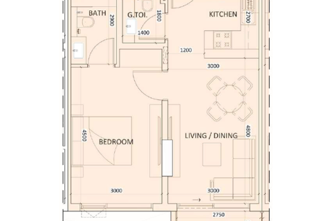 Apartment in Dubai 1 bedroom, 54 sq.m. № 92586 - photo 4