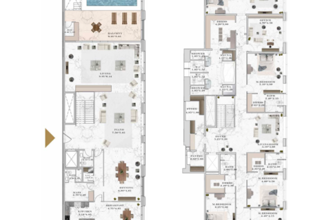 Duplex in Dubai Marina, Dubai 1 bedroom, 81 sq.m. № 92587 - photo 12