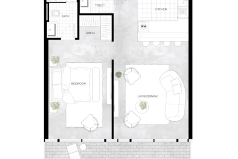 Apartment in Al Furjan, Dubai 1 bedroom, 172 sq.m. № 92588 - photo 5