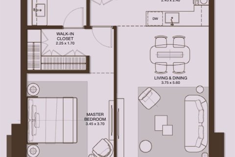 Apartment in Dubai Design District, Dubai 1 bedroom, 84 sq.m. № 103559 - photo 12