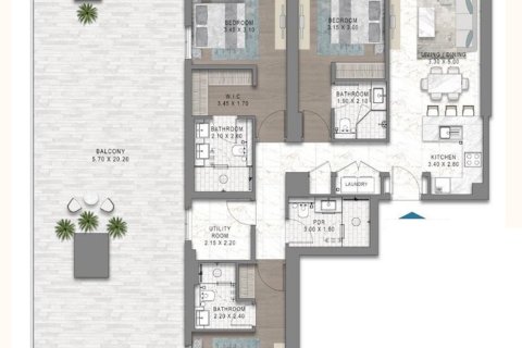Apartment in Maritime City, Dubai 1 bedroom, 75 sq.m. № 103560 - photo 2