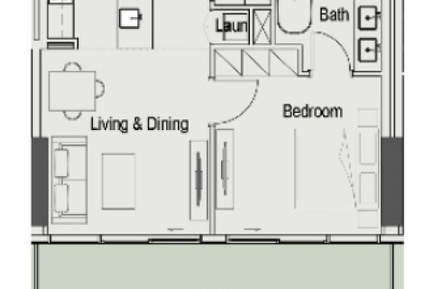 Apartment in Motor City, Dubai studio, 39 sq.m. № 103567 - photo 2