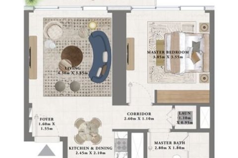 Apartment in Dubai Creek Harbour, Dubai Creek Harbour (The Lagoons), Dubai 1 bedroom, 70 sq.m. № 103555 - photo 5