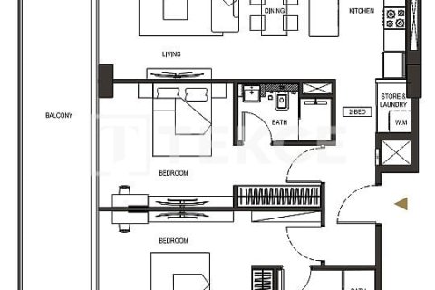 Apartment in Jumeirah Village Circle, Dubai 1 bedroom, 71 sq.m. № 39010 - photo 13