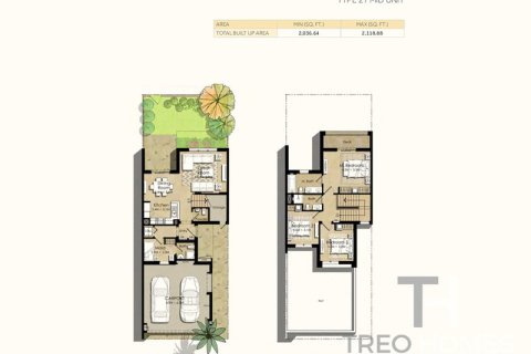 تاون هاوس في Noor Townhouses, Town Square, دبي 3 غرف نوم, 197 م² رقم 16373 - صورة 12