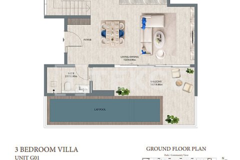 Apartamento en Dubai, 3 dormitorios, 236 m², № 102247 - foto 2