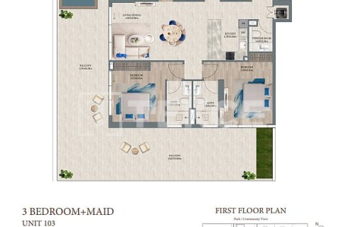 Apartamento en Dubai, 3 dormitorios, 236 m², № 102247 - foto 9