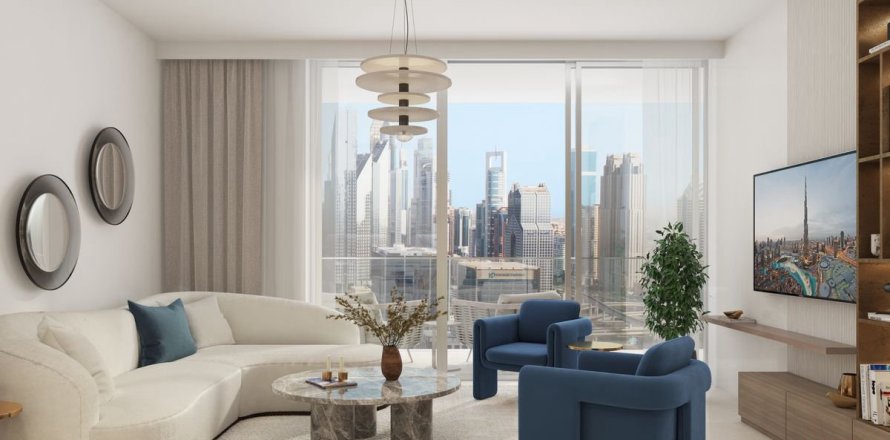 Apartamento en Business Bay, Dubai, 1 dormitorio, 60.8 m², № 109188