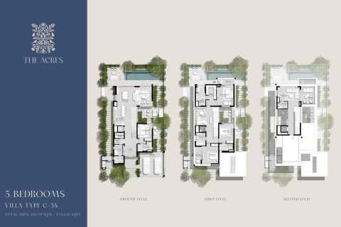 Villa à Dubai, 5 chambres, 579.8 m², № 112369 - photo 23