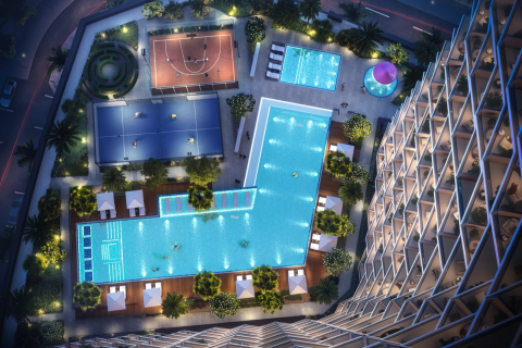 Купить квартиру в Dubai Sports City, Дубай: 1 спальня, 72м², № 18077 - фото 10