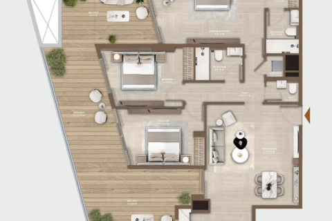 Appartement à Al Jaddaf, Dubai, 1 chambre, 63 m², № 92600 - photo 6