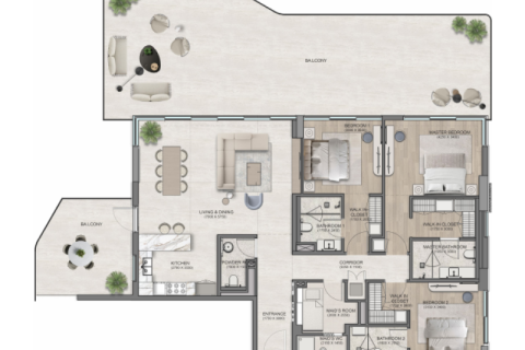 شقة في دبي 1غرف نوم, 75 م² رقم 92599 - صورة 9