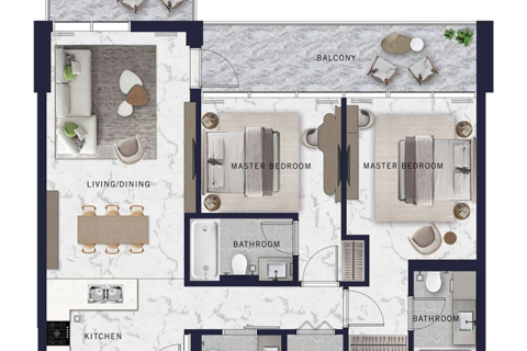 شقة في دبي 1غرف نوم, 62 م² رقم 92591 - صورة 6