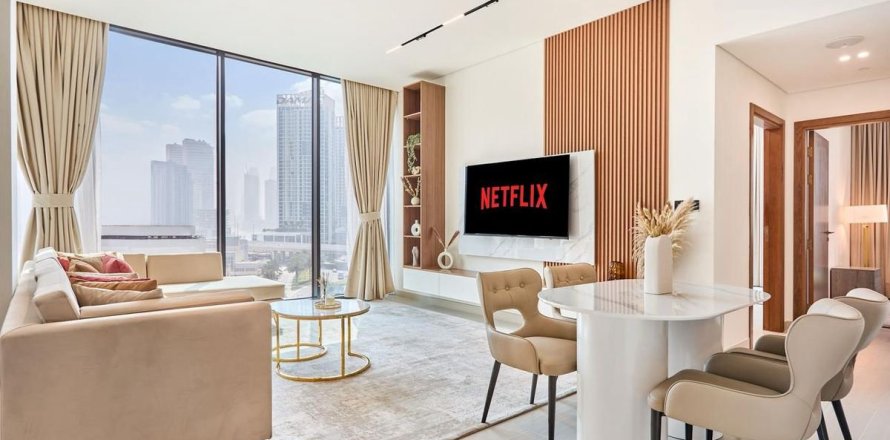 Квартира в Бизнес-Бэе, Дубай, 2 спальни, 123.6м², № 72197