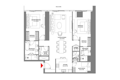 Apartment in Dubai Harbour, Dubai 2 bedrooms, 185.1 sq.m. № 49880 - photo 10