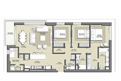 شقة في Maple at Dubai Hills Estate, دبي هيلز استيت, دبي 3 غرف نوم, 146.87964300 م² رقم 135027 - صورة 9