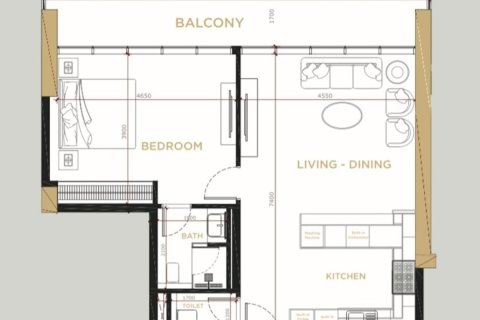 Купить квартиру в Бизнес-Бэе, Дубай: 1 спальня, 99.3м², № 90274 - фото 12