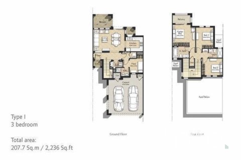 Villa in Mira Oasis 3, Reem, Dubai 3 bedrooms, 207.73 sq.m. № 120065 - photo 11