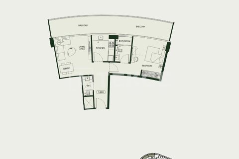 Apartamento en Arjan, Dubai, 1 dormitorio, 70 m², № 78537 - foto 22