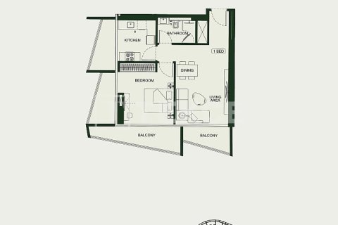 Apartamento en Arjan, Dubai, 1 dormitorio, 70 m², № 78537 - foto 16