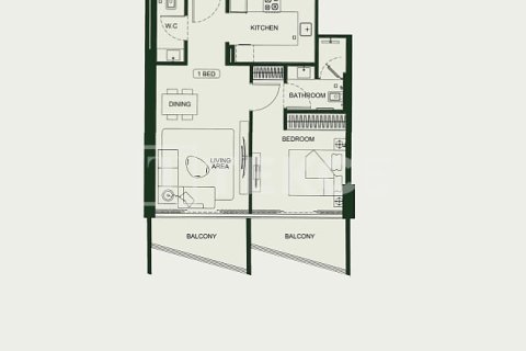 Apartamento en Arjan, Dubai, 1 dormitorio, 70 m², № 78537 - foto 17