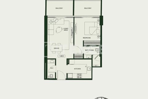 Apartamento en Arjan, Dubai, 2 dormitorios, 110 m², № 78538 - foto 24