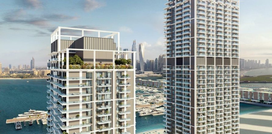 Apartamento en BEACH MANSION en EMAAR Beachfront, Dubai Harbour, Dubai, 1 dormitorio, 69 m², № 103974