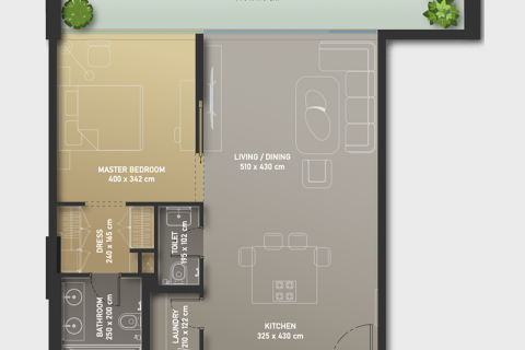 Appartement à Palm Jumeirah, Dubai, 1 chambre, 80 m², № 92604 - photo 4