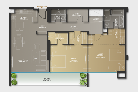 Appartement à Palm Jumeirah, Dubai, 1 chambre, 80 m², № 92604 - photo 5