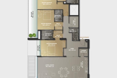Appartement à Palm Jumeirah, Dubai, 1 chambre, 80 m², № 92604 - photo 6
