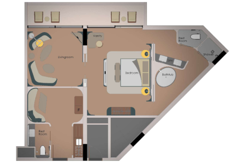 Appartement à The World Islands, Dubai, 57 m², № 92602 - photo 6