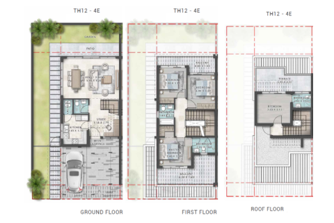 Adosado en DAMAC Hills (Akoya by DAMAC), Dubai, 4 dormitorios, 220 m², № 92466 - foto 5
