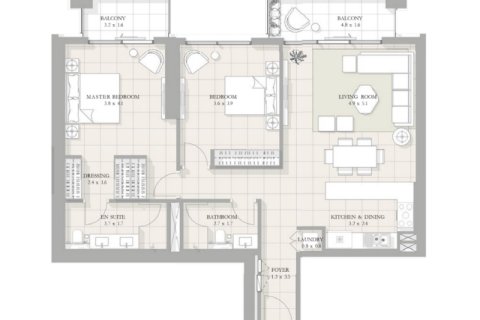 Apartment in Bluewaters, Dubai 1 bedroom, 75 sq.m. № 92468 - photo 6