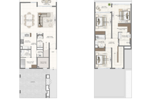 Villa in Dubai South (Dubai World Central), Dubai 3 bedrooms, 227 sq.m. № 92463 - photo 3