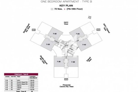 Apartment in Central Park Tower, DIFC, Dubai 1 bedroom, 103 sq.m. № 83787 - photo 3