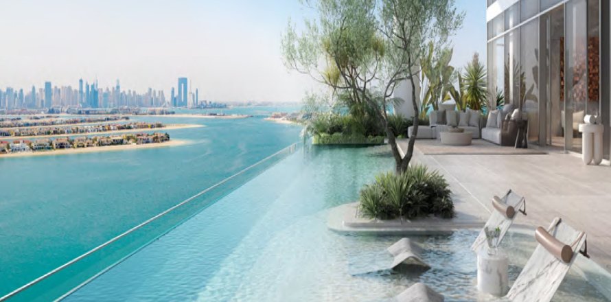 Duplex à Palm Jumeirah, Dubai, 4 chambres, 729.7 m², № 7148