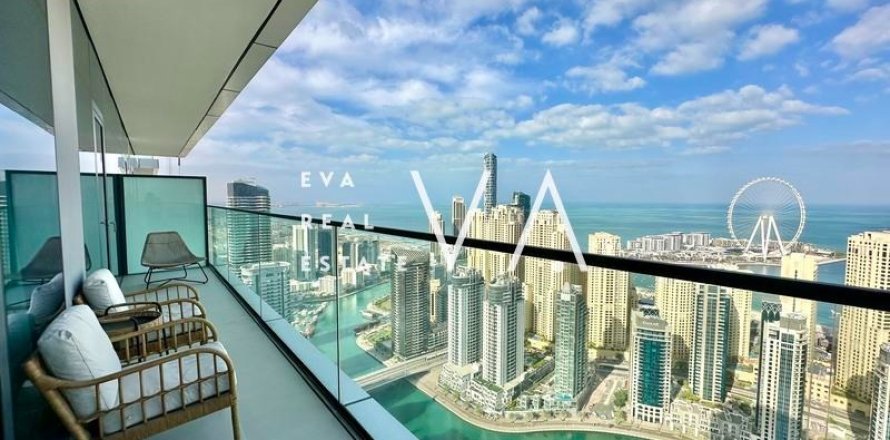 Квартира в Дубай Марине, Дубай, 3 спальни, 154м², № 52722