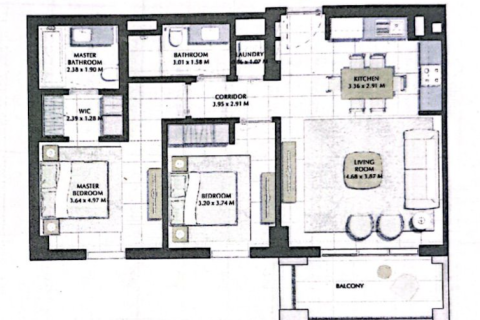 Apartment in Al Jaddaf, Dubai 2 bedrooms, 92 sq.m. № 30969 - photo 2