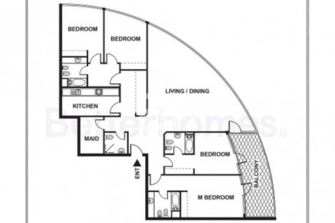 Снять в аренду квартиру в Дубай Марине, Дубай: 4 спальни, 228м², № 22921 - фото 13