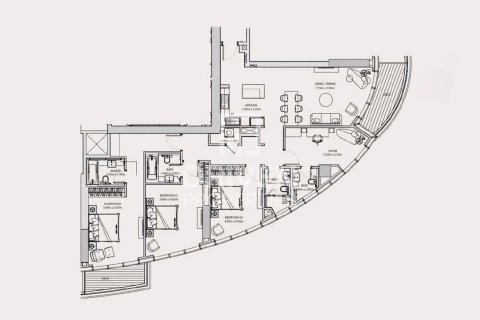 شقة في وسط مدينة دبي, دبي 3 غرف نوم, 190 م² رقم 86804 - صورة 2