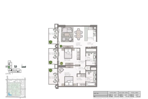 Apartment in Al Wasl, Dubai 2 bedrooms, 116.75 sq.m. № 17461 - photo 9