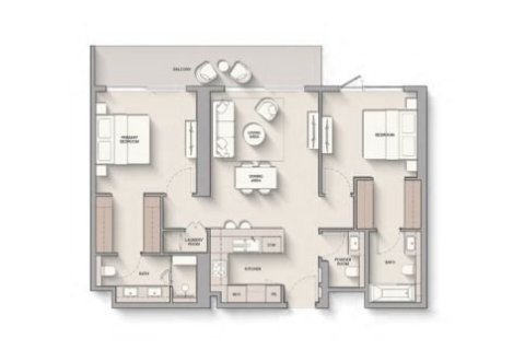 Apartment in The Hillgate in Dubai Silicon Oasis, Dubai studio, 45 sq.m. № 103911 - photo 3